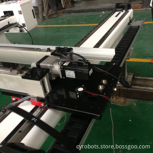 Oversea service provided pneumatic robot arm in Injection molding machine